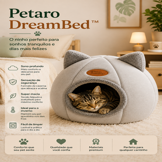 Petaro DreamBed™ -  Ninho Aconchegante para Gatos