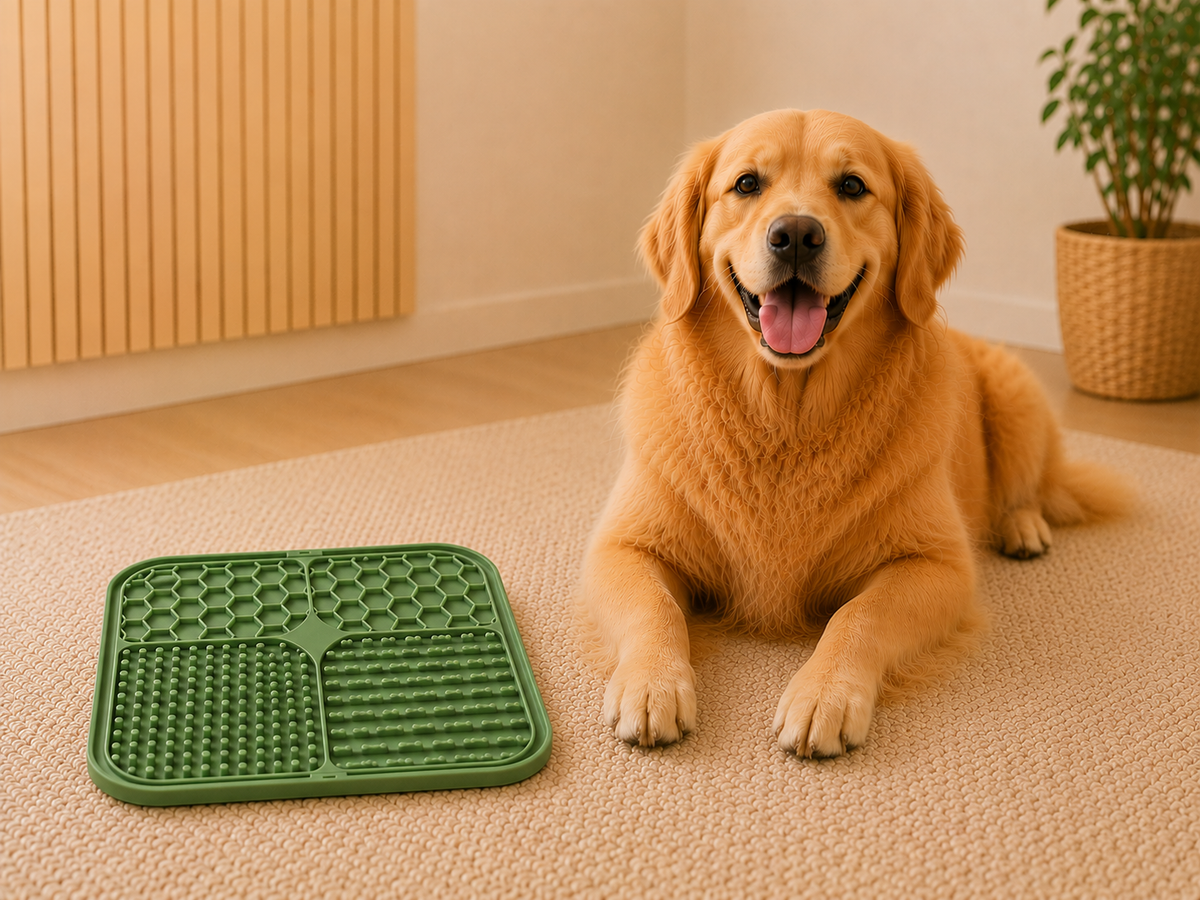 Petaro CalmLick™ — Tapete Interativo Antiestresse para Pets