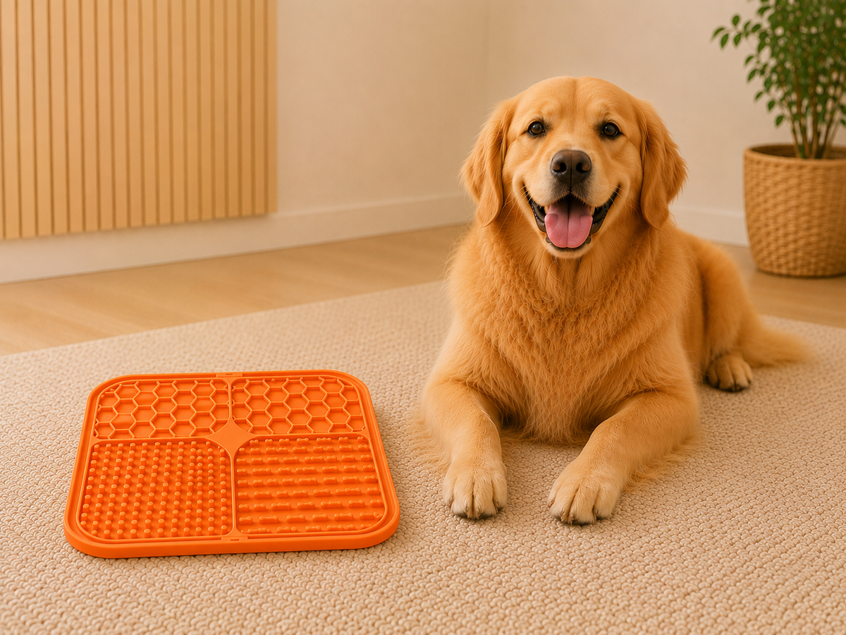Petaro CalmLick™ — Tapete Interativo Antiestresse para Pets