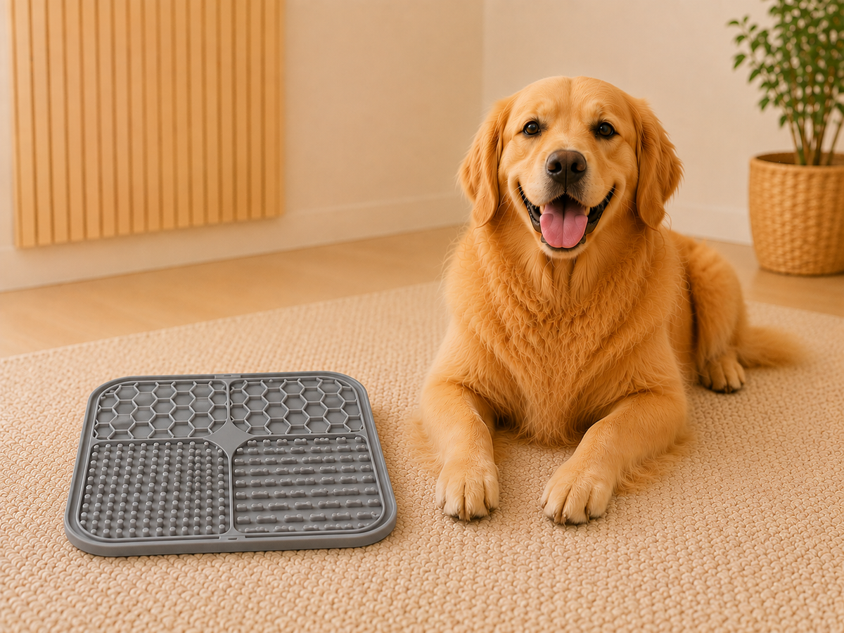 Petaro CalmLick™ — Tapete Interativo Antiestresse para Pets